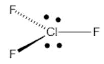 The shape of $CI{{F}_{3}}$ molecule is:A.Triangular planerB.PyramidalC ...