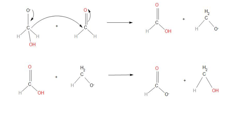 The correct sequence of steps involved in the mechanism of Cannizzaro ...