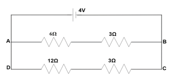 For the circuit shown in the given diagram: What is the value of(i ...