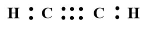 Draw the electron-dot structure for ethyne. A mixture of ethyne and ...