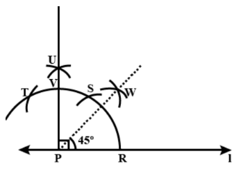 Angle bisector of straight angle also act as bisector of the rays making straight  angle.