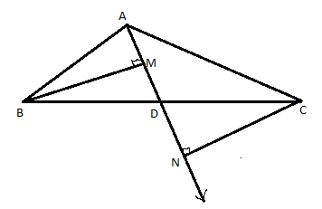 In The Given Figure Abc Is A Triangle And D Is Midpoint Class 7 Maths Cbse