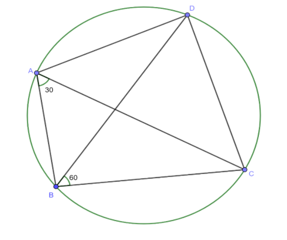 In A Given Figure Abcd Is A Cyclic Quadrilateral In Which Ac And Bd Are Its Diagonal If 6793