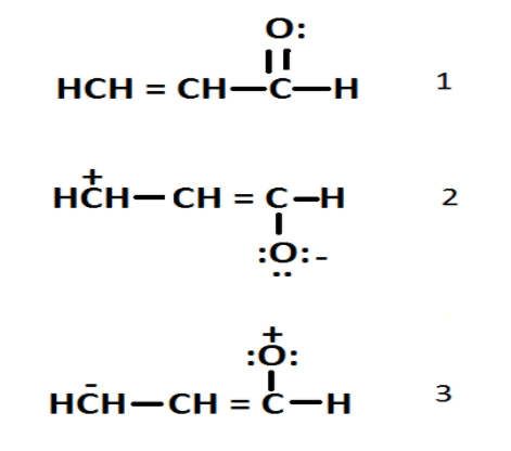 Arrange the following resonating structures according to decreasing ...