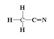 The hybridization state of the functional carbon changes from:$C{H_3}CN ...