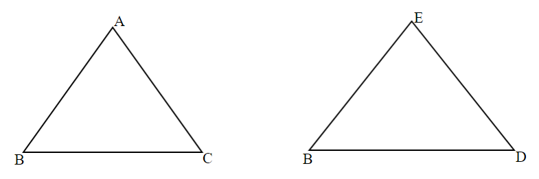 vartriangle ABC\\] and \\[\\vartriangle BDE\\] are two equilateral ...