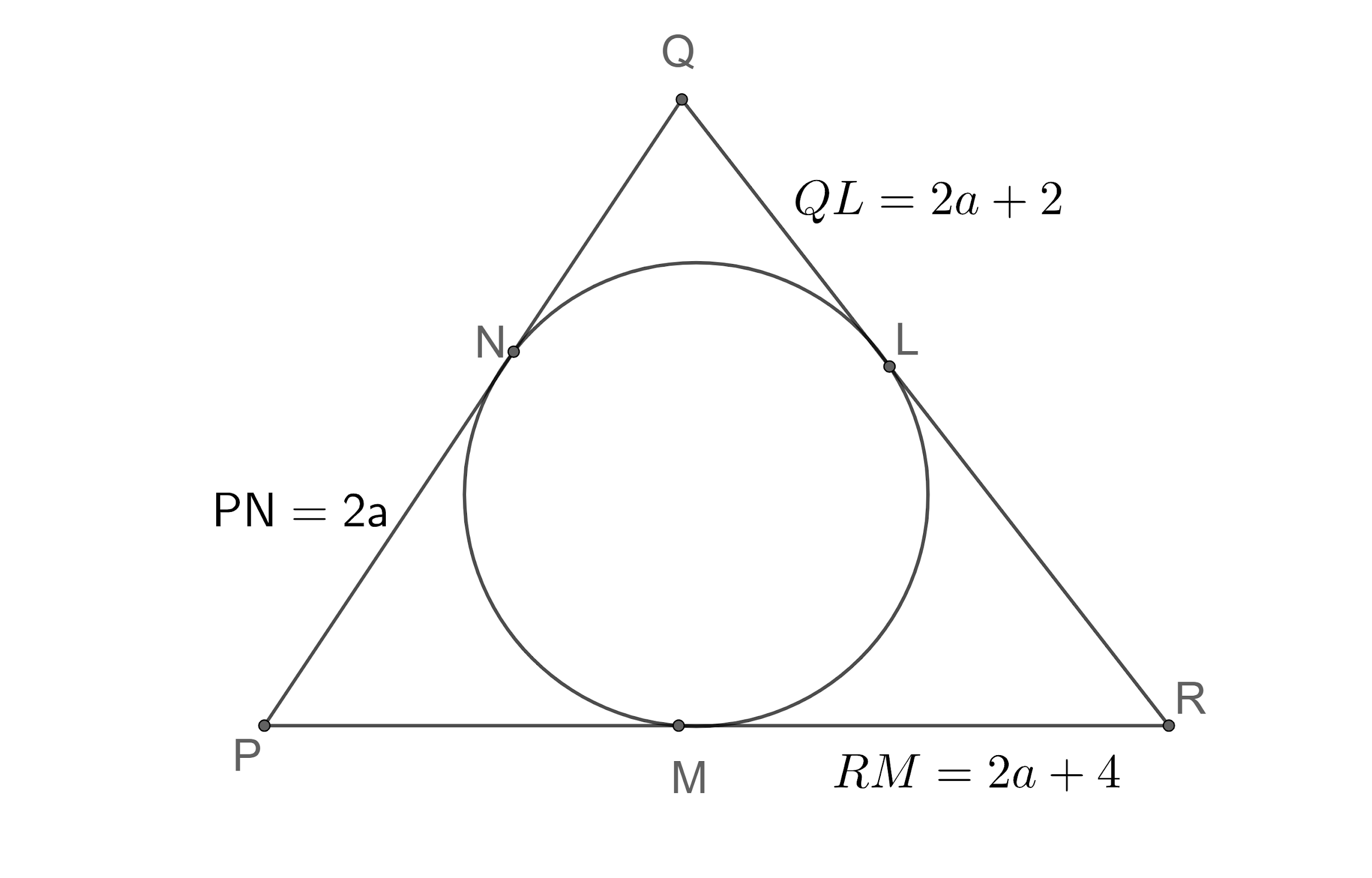 In A Triangle Pqr P Is The Largest Angle And Cos Pdfrac13 Class 10 Maths Cbse