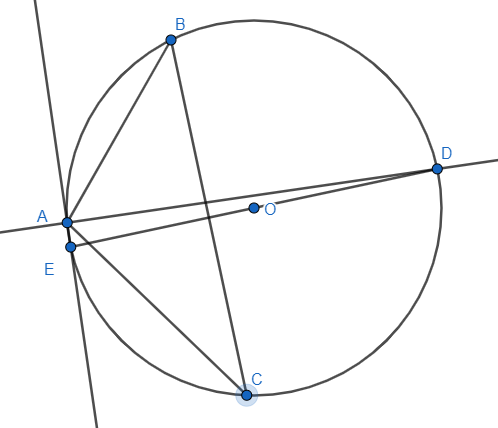 ABC is any triangle inscribed in the circle $ {{x}^{2}}+{{y}^{2}}={{r ...