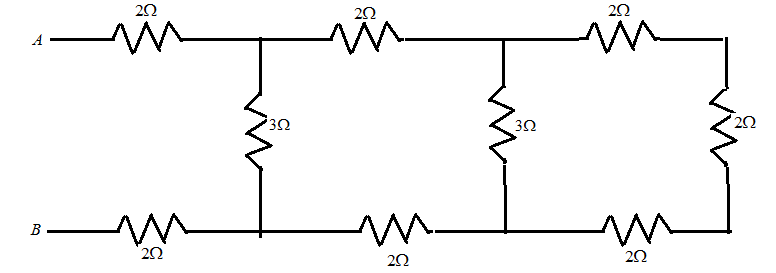 The Effective Resistance Between A And B In Given Circuit Is:(A) $ 20 ...