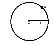 Draw any circle and mark points A, B and C such that A) A is on the ...