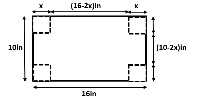 What Is The Maximum Volume Of The Box For The Parameters Given Below 