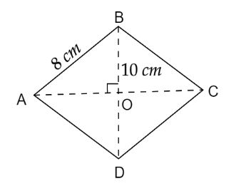 A rhombus has sides \\[8{\\text{ }}cm\\] in length and its shortest ...