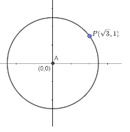 A Point $ P\\left( \\sqrt{3},1 \\right) $ Moves On The Circle $ {{x}^{2 ...