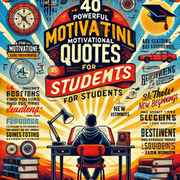 40 Success & Exam Motivational Quotes for Students