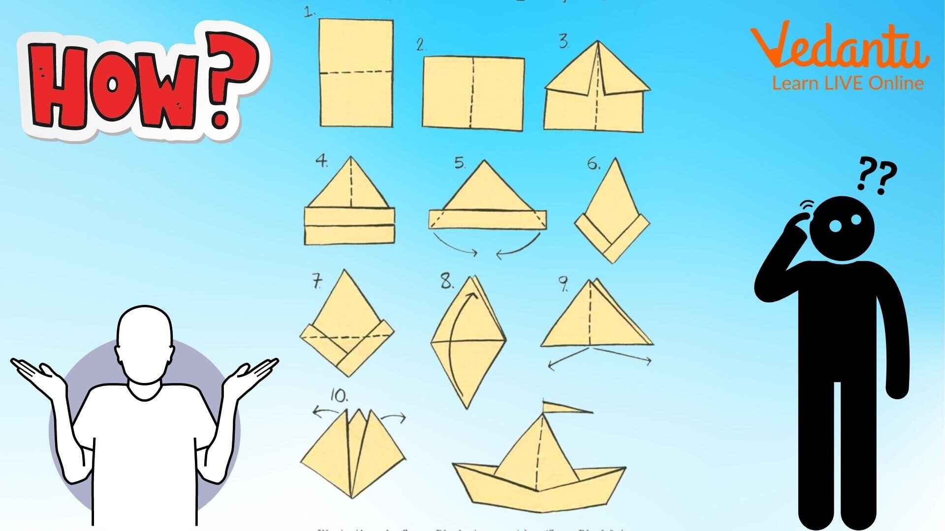 How To Make A Paper Boat With A Big Sail