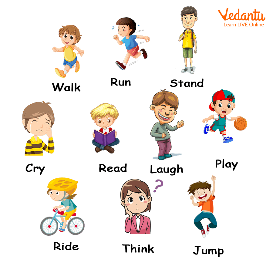 Action <a href='https://www.vedantu.com/english/words'>Words</a> are Known as Verbs