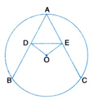 Prove that ADE is an isosceles triangle