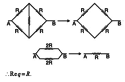 solution image of resistance between points A and B