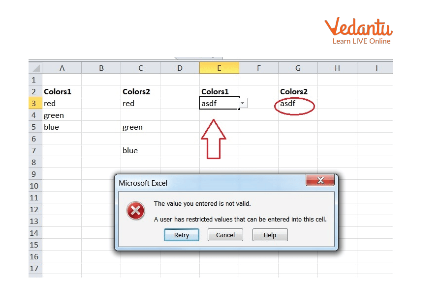 Validate input with check mark - Excel formula