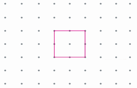 Here is a square. Draw 2 bigger squares around this square.