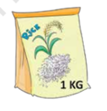 1 kg rice bag