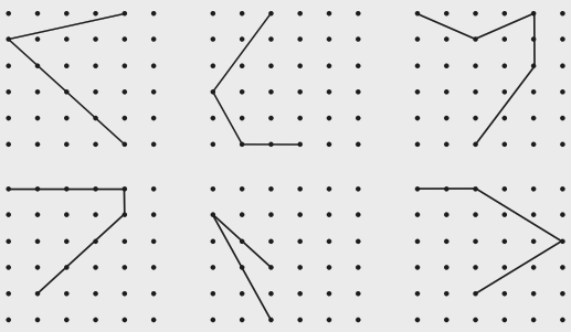 completed the line of symmetry in these shapes