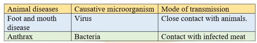 Disease-Causing Microorganisms in Animals