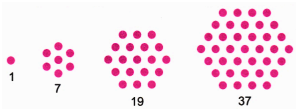 sequence number of 1,7,19,37