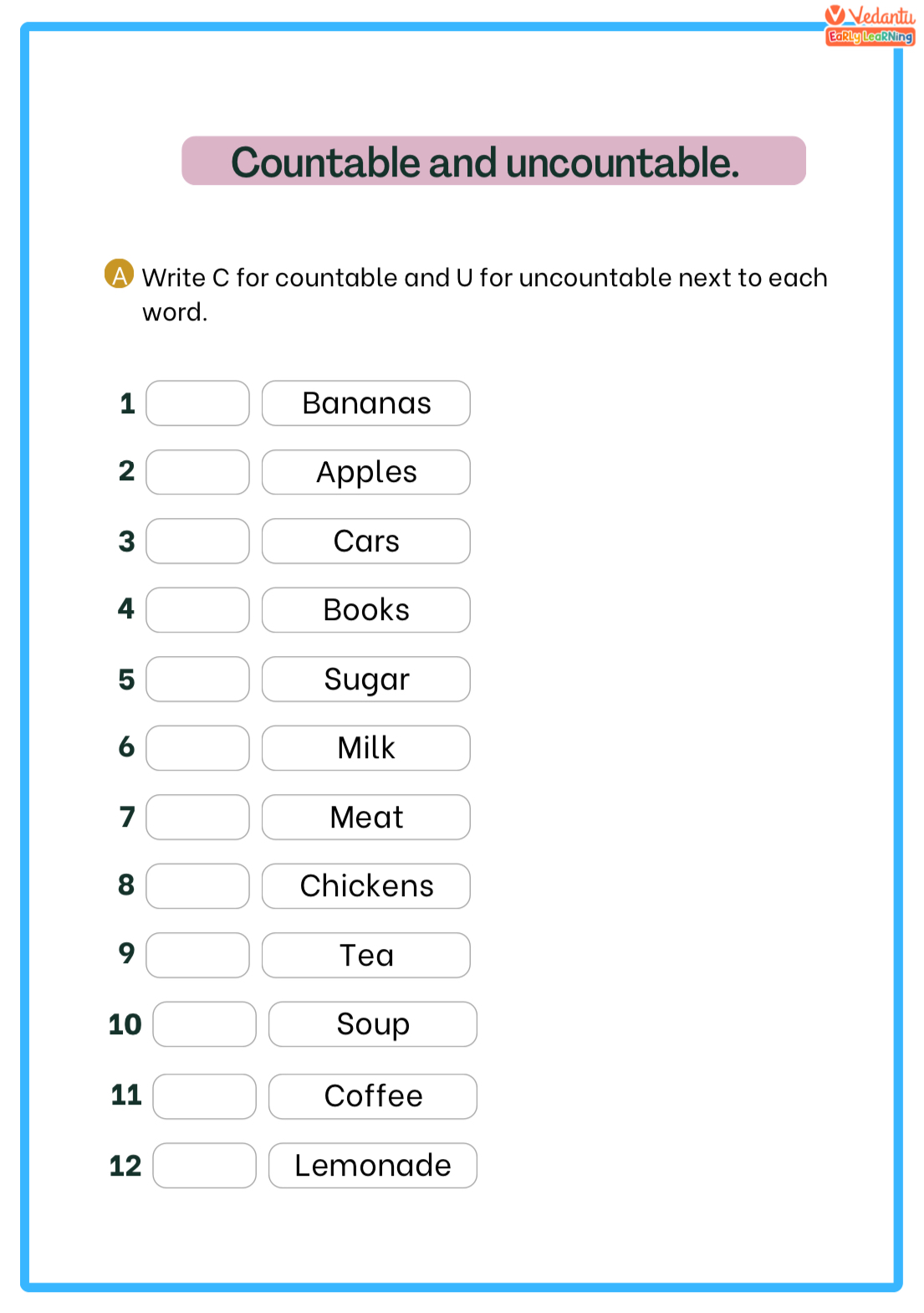 Countable and Uncountable