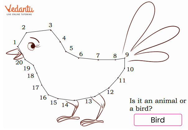 Join the numbers from 1 to 20 solution.