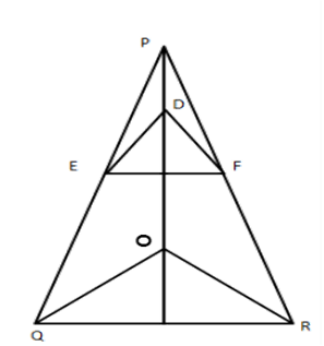 $ \vartriangle OQR,DE\|OQ $