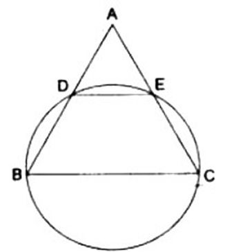 In isosceles triangle ABC