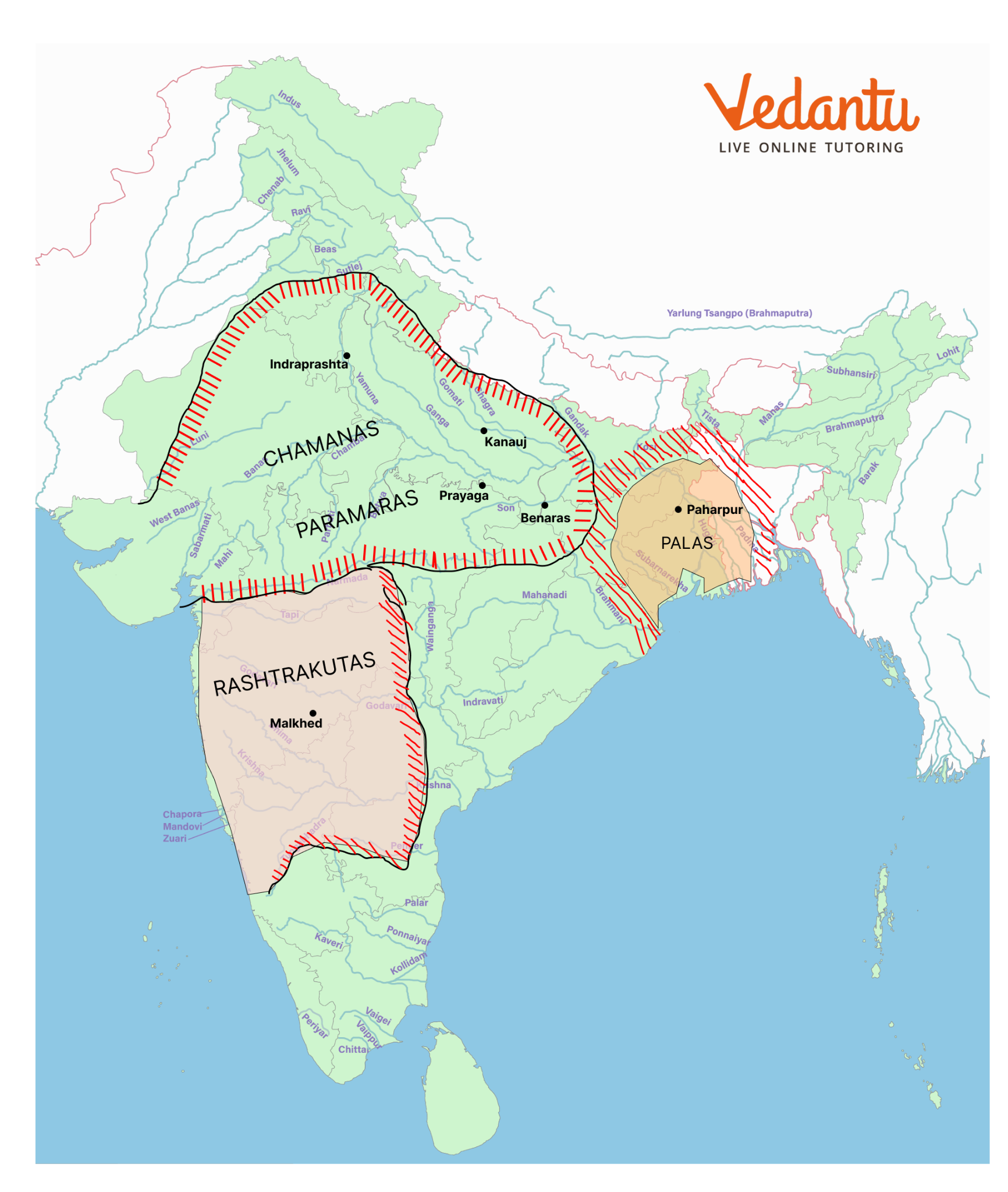 the various kingdoms of mediaeval India