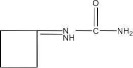 The semicarbazone of cyclobutanone