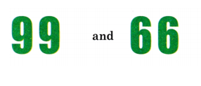 Two different 2-digit numbers by one digit