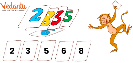 naughty monkey shuffled the number cards answer