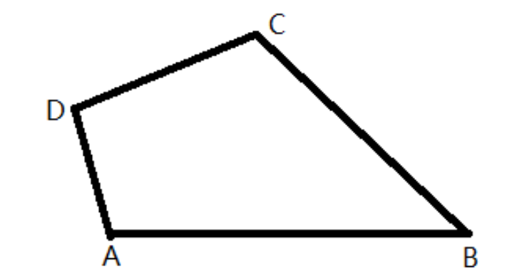 A quadrilateral ABCD