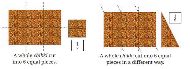 Chikki cut into pieces