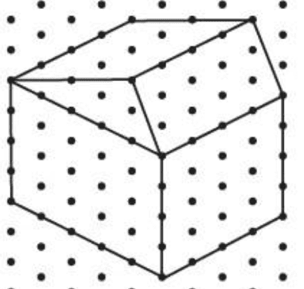 Isometric sketch of shape 2