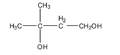 Structure of the tertiary-butyl bromide