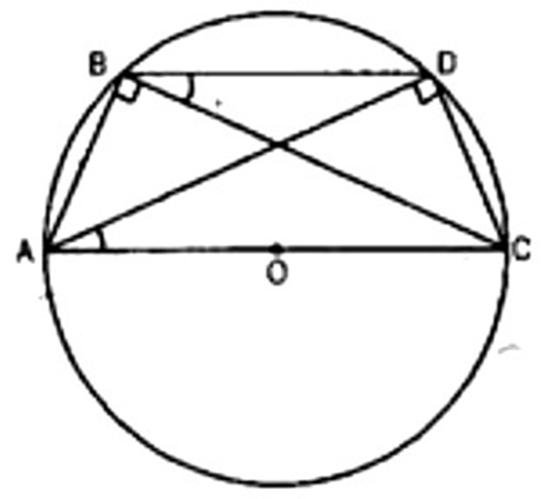 If diagonals of a cyclic quadrilateral are diameters of the circle through the vertices of the quadrilateral, prove that it is a rectangle.