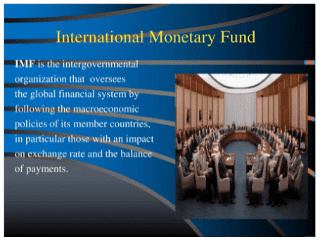 What is the IMF?