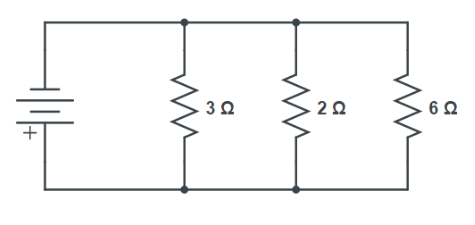 the connection of the three resistors