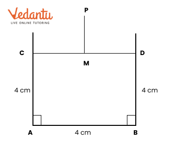 draw perpendicular and mid point