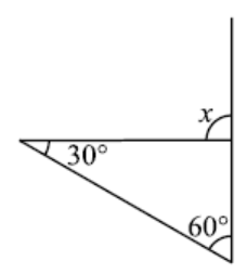 Triangle with two angles 30 and 60 degrees