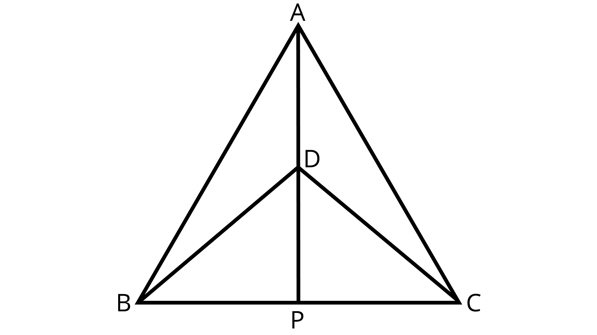 Two Isosceles Triangle on the same Base