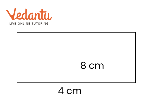 rectangle one of whose sides is 4 cm and diagonal is cm