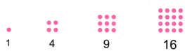 sequence of square representation