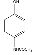 structure of Paracetamol