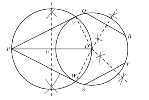 Pair of tangents drawn to the circle justified